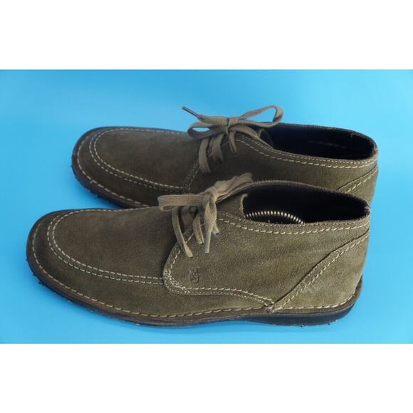 John Varvatos Tan/Beige/Sand Suede Lace Up Size 5 M Desert Chukka Boots